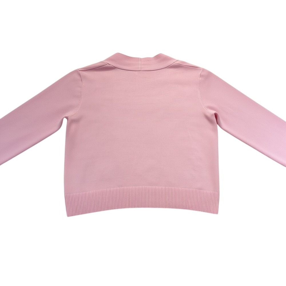 Cielo Open Front Ribbed Cardigan Sweater Women XL Pink - Picture 2 of 6